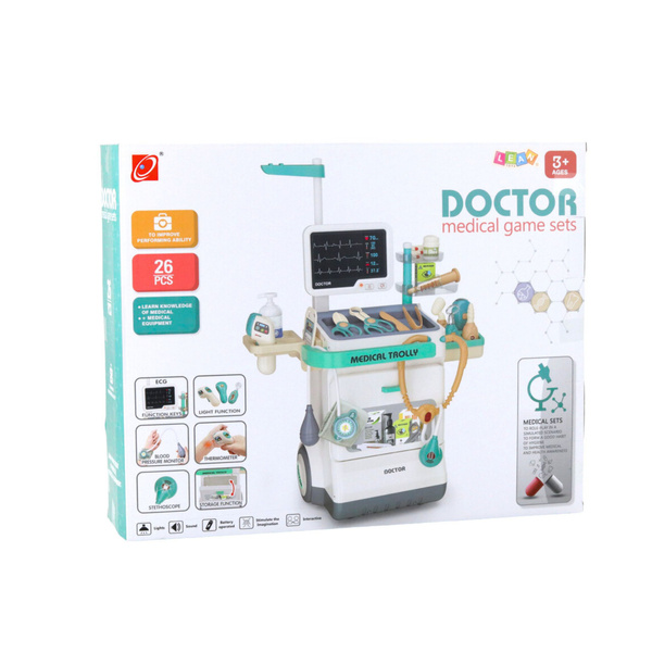 Doctor's Kit Medical Accessories X-ray ECG Lights Sounds 26 pcs.