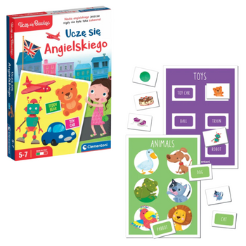 Lernspiel Ich lerne Englisch Ich lerne beim Spielen Polnische Sprache Clementoni 50769