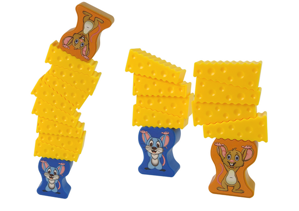 Cheese Tower Hungry Mouse Skill Game Build a Cheese Tower