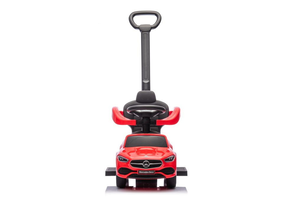 ND24_25066 Jezdzik z Pchaczem Mercedes 3w1 Czerwo