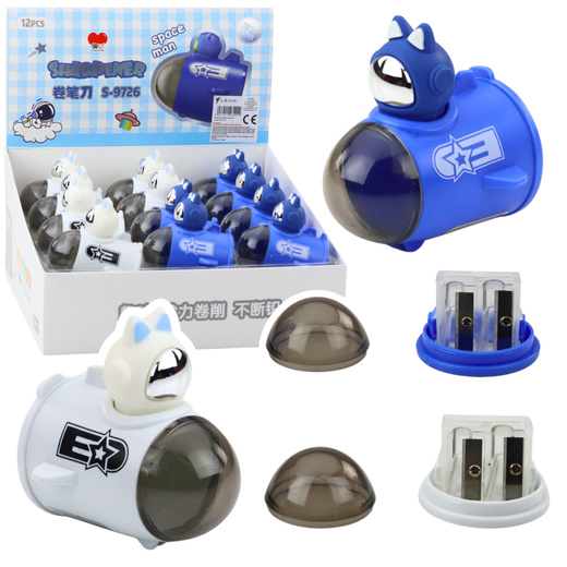 Sharpener For Thick Thin Crayons Spaceship Alien