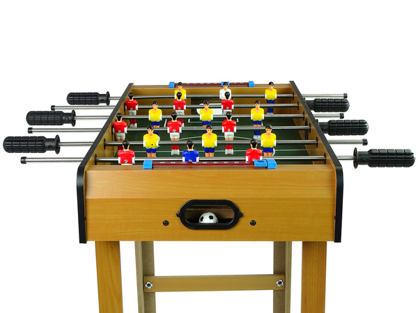 Tischfußballspiel aus Holz 62 cm Hoch