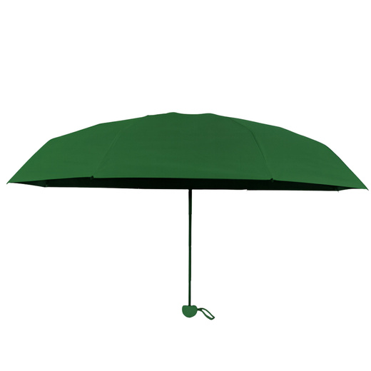 Folding Pocket Umbrella with UV Protection UPF 50+ Green Case 90 cm
