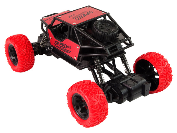 Ferngesteuertes Geländewagen R/C 1:18 Rot.