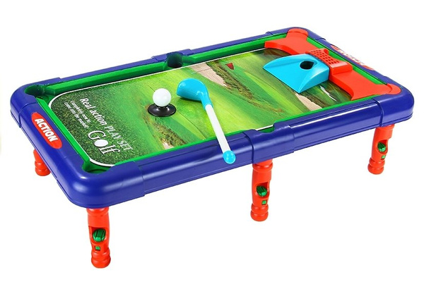 6 IN 1 Gesellschaftsspiele für die ganze Familie Spieltisch Snooker Golf Spiel