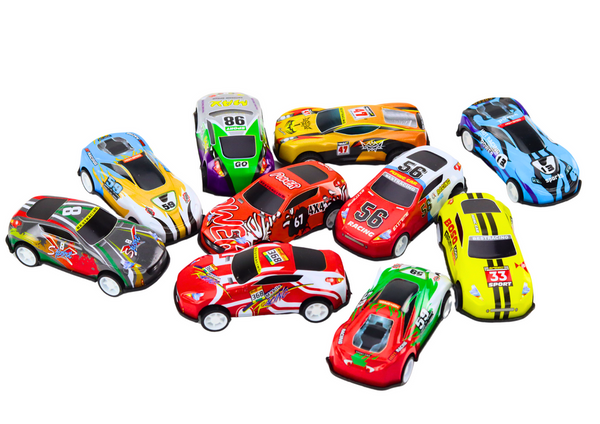 Set of springs in a suitcase 50 pcs. Cars