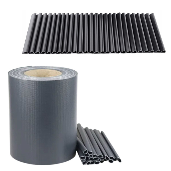 UV Protection Fence Tape 20 Clips Gray 450 g/m² 19x35m