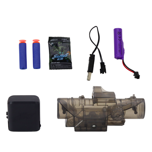 Electric Water Ball Gun Foam Darts Red