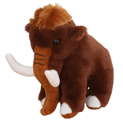 Plush Mascot Cuddly Toy Mammoth Brown 20cm