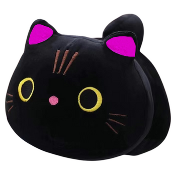 Plüsch-Maskottchen Kuscheltier Schwarze Katze 18cm