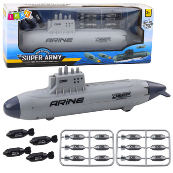 Ship Submarine Torpedo Shooting Drive Gray 28cm