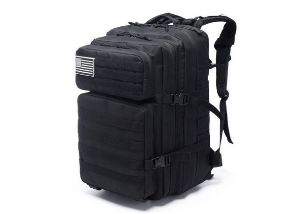 Militärischer taktischer Rucksack Schwarz 40-60L