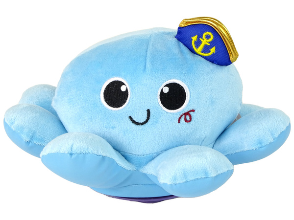 Oktopus-Maskottchen-Lichter klingen blau