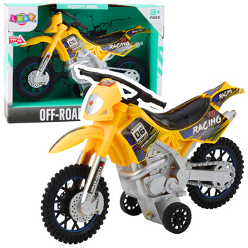 Offroad Cross Bike Drive Lichter Sounds Gelb