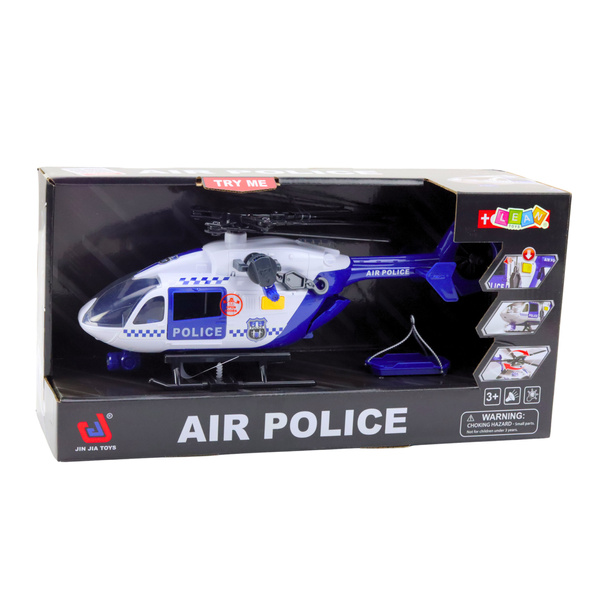 Police Helicopter Hook Stretcher Lights Sounds 1:12