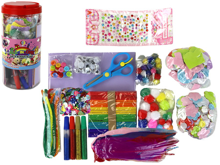 Kreatives Künstlerset im DIY-Glas