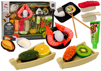 Sushi Toy Set, Shrimp Accessories for Children, 24 pieces.