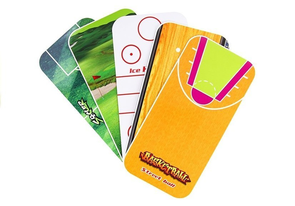 6 IN 1 Gesellschaftsspiele für die ganze Familie Spieltisch Snooker Golf Spiel