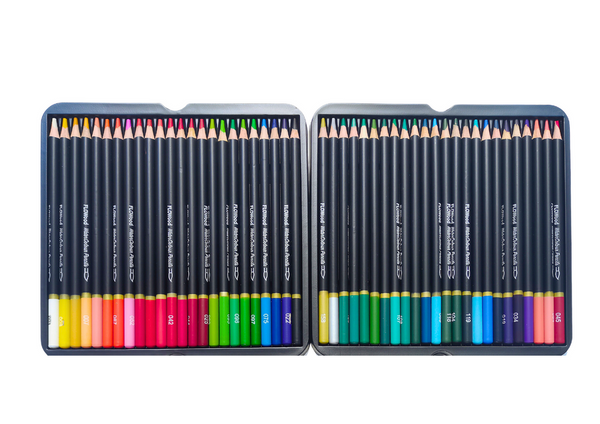 Set of 72 Dissolvable Colored Pencils