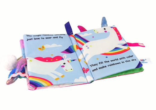 Soft Book Colorful Unicorn