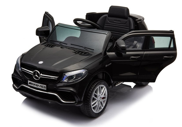 Kinderfahrzeug Mercedes GLE 63S Schwarz Elektroauto Ledersitz EVA-Reifen Auto