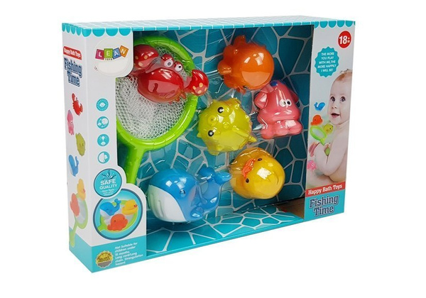 Set zum Baden von Wassertieren Netz Dolphin Crab
