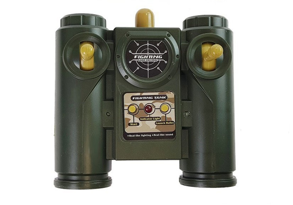 Ferngesteuerter Kampfpanzer R / C 1:28 Grün und Schwarz