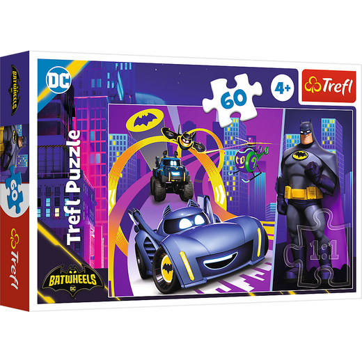 Puzzle - 60 - Batman und seine Fahrzeuge Trefl 17400