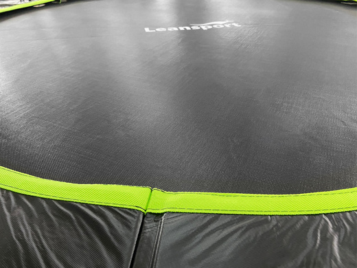 LEAN Sport Max 10ft Trampoline Black-Green