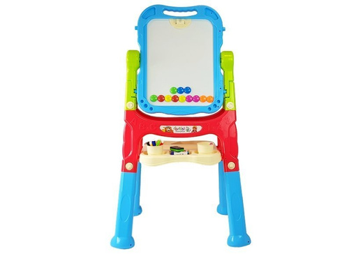 Magnetic Chalk Board Blue Red Accessories