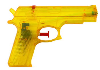 Water Gun Small Plastic Yellow 15 cm x 10.5 cm