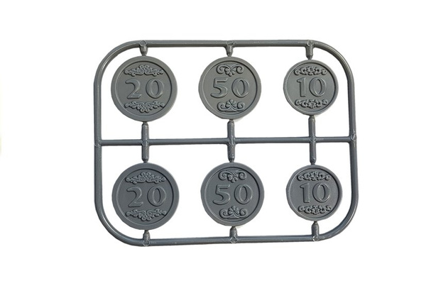 Children's cash register Blue with a basket