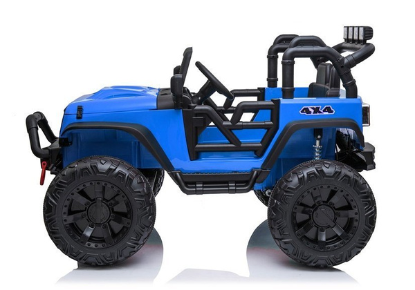 Jeep JC666 Electric Ride On Car Blue Painted