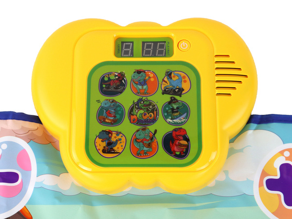 Tanzmatte mit Dinosauriermotiv 90cm x 86cm