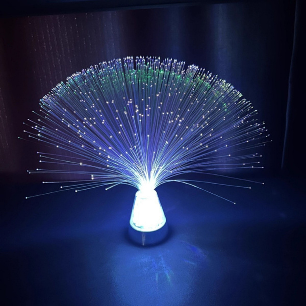 Dekorative LED-Glasfaserlampe mit Farbwechsel
