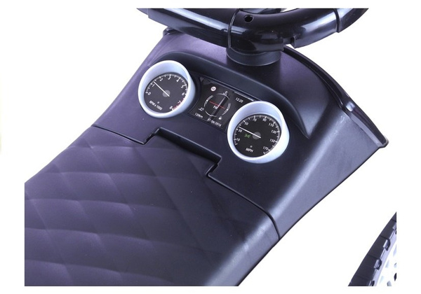 Rutschauto 613W Weiß Fahrzeug für Kinder Sound- und Lichteffekte Baby