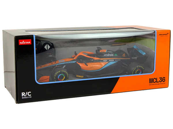 Auto R/C McLaren F1 1:18 Racer Orange