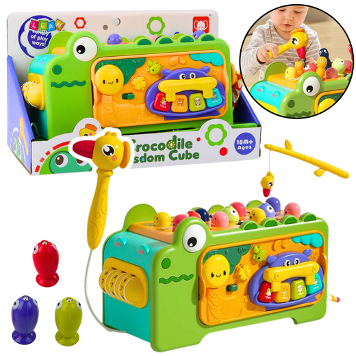 Crocodile Interactive Educational Cube Multifunctional Sounds