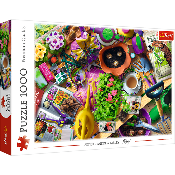 Puzzle - 1000 - Porządki w ogrodzie - Trefl 10927