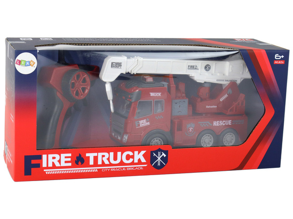 Feuerwehr mit Kran-Fernbedienungsmodell