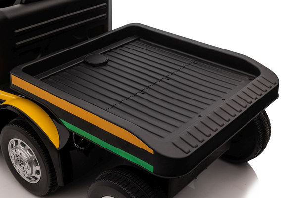 Battery Car Mercedes XMX622B Semi-trailer Yellow LCD