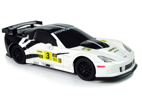 Sportwagen R/C 1:24 Corvette C6.R Weiß 2.4 G Lights