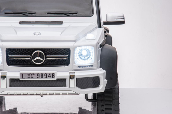 Elektroauto Mercedes Benz G63 Weiß