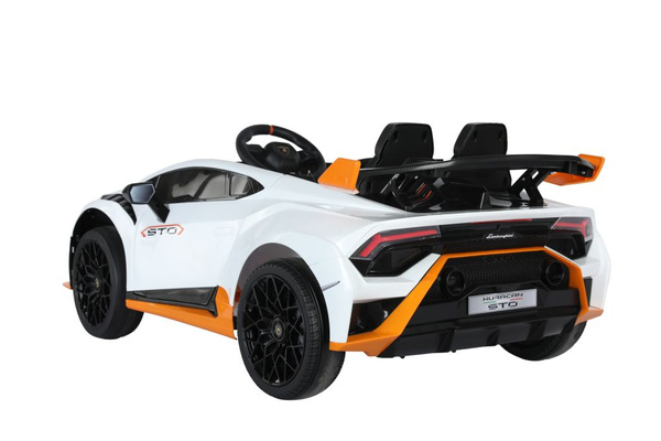 White Lamborghini STO DRIFT Electric Vehicle