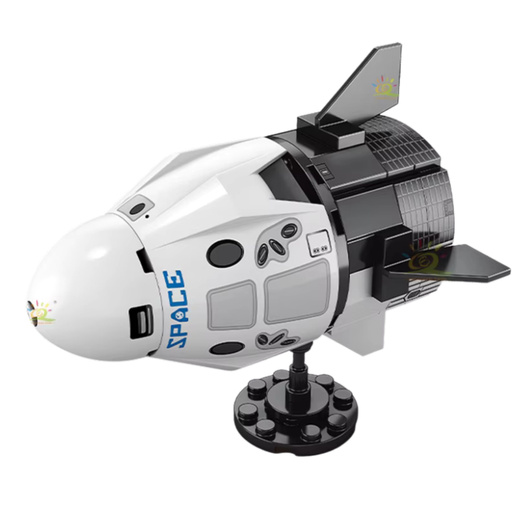 Weiße Raumschiff-Bausteine, Grundplatte, 88 Stück.