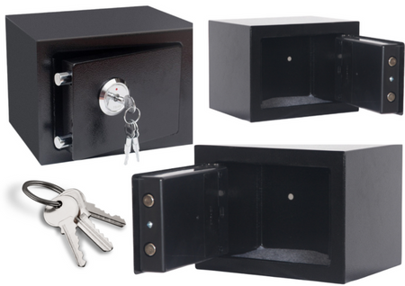 Home Key Safe Steel Black 35x25x25cm