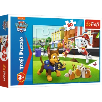 Puzzle - 30 - Hunde in Aktion - Paw Patrol - Trefl 18306