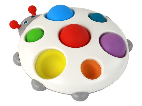Silicone Board Colorful Ladybug Pop It Educational