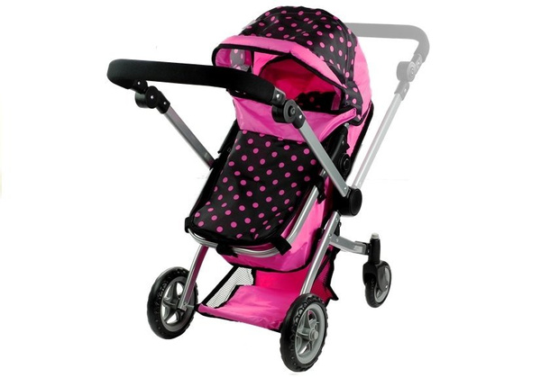 2in1 Doll Bogie and Stroller Alice - Pink