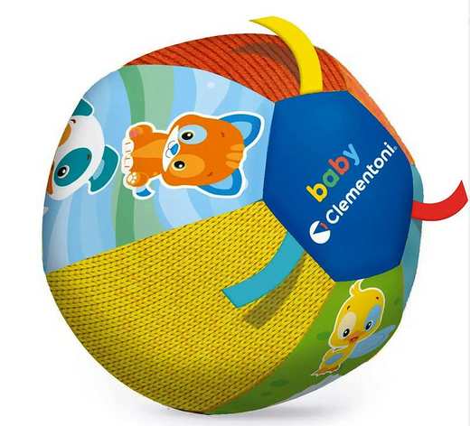 Soft Musical Ball with Animals Clementoni 17475